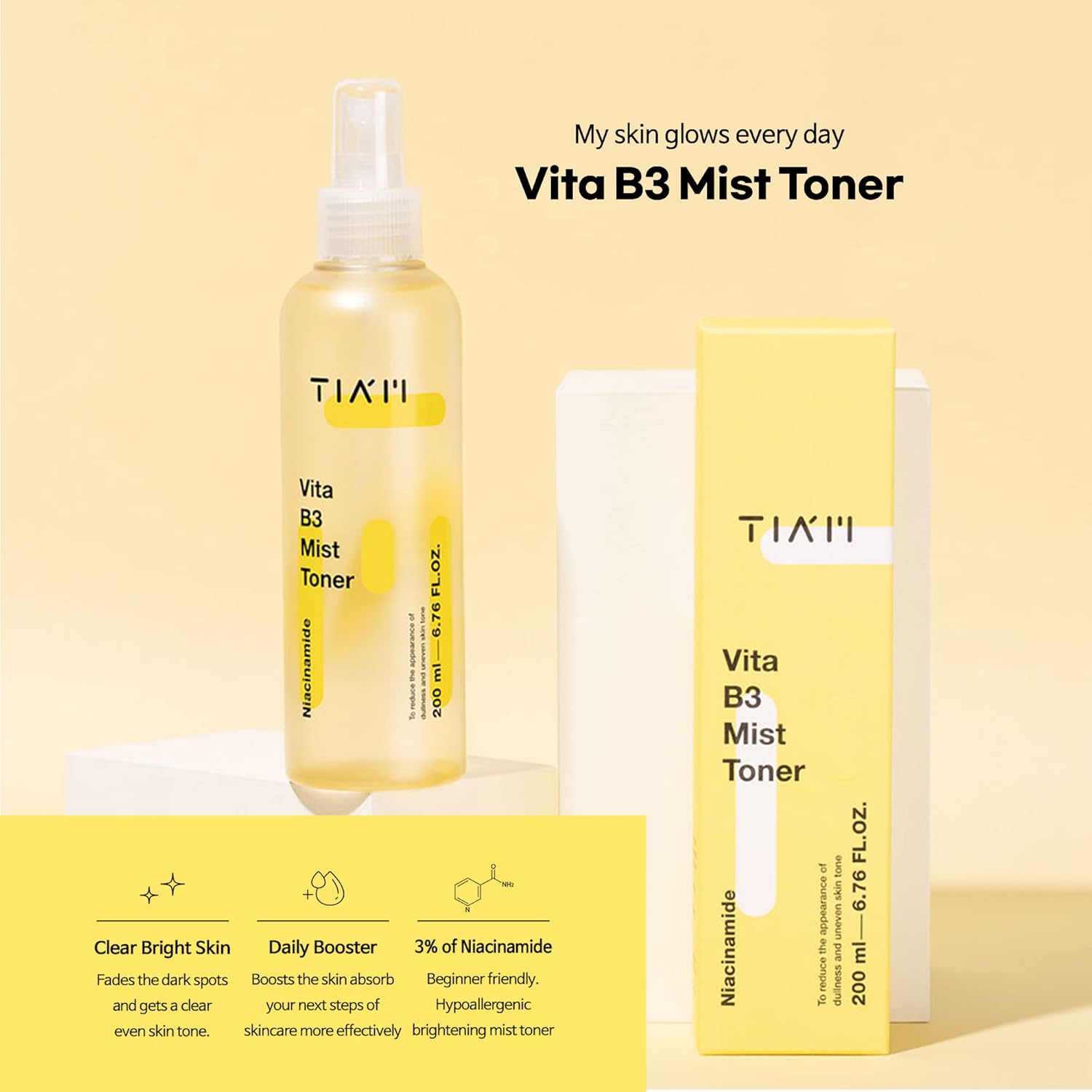 Tiam Vita B3 Mist Toner 200ml