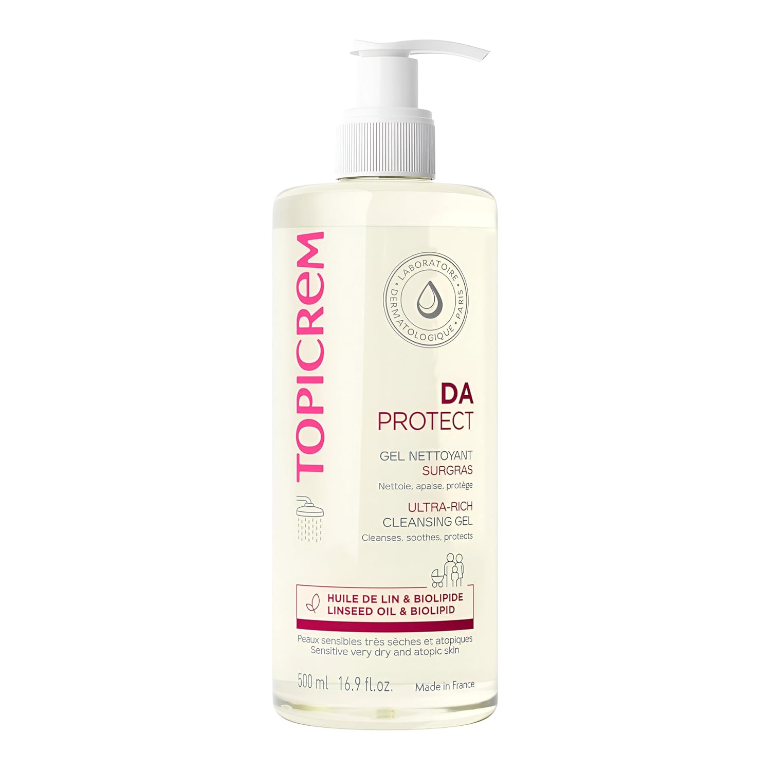 Topicrem Da Ultra Rich Cleansing Gel 500ml