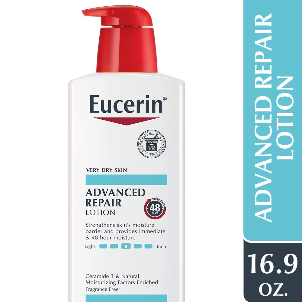 Eucerin Advanced Repair Lotion - Fragrance Free, Full Body Lotion for Very Dry Skin - 16.9 fl. oz.