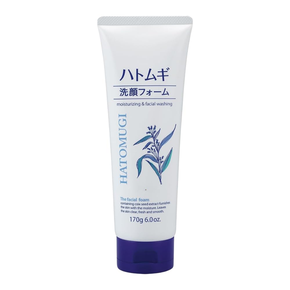 Hatomugi Face Wash Foam 170 g/6.0 oz, Kumano Yushi, Reihaku