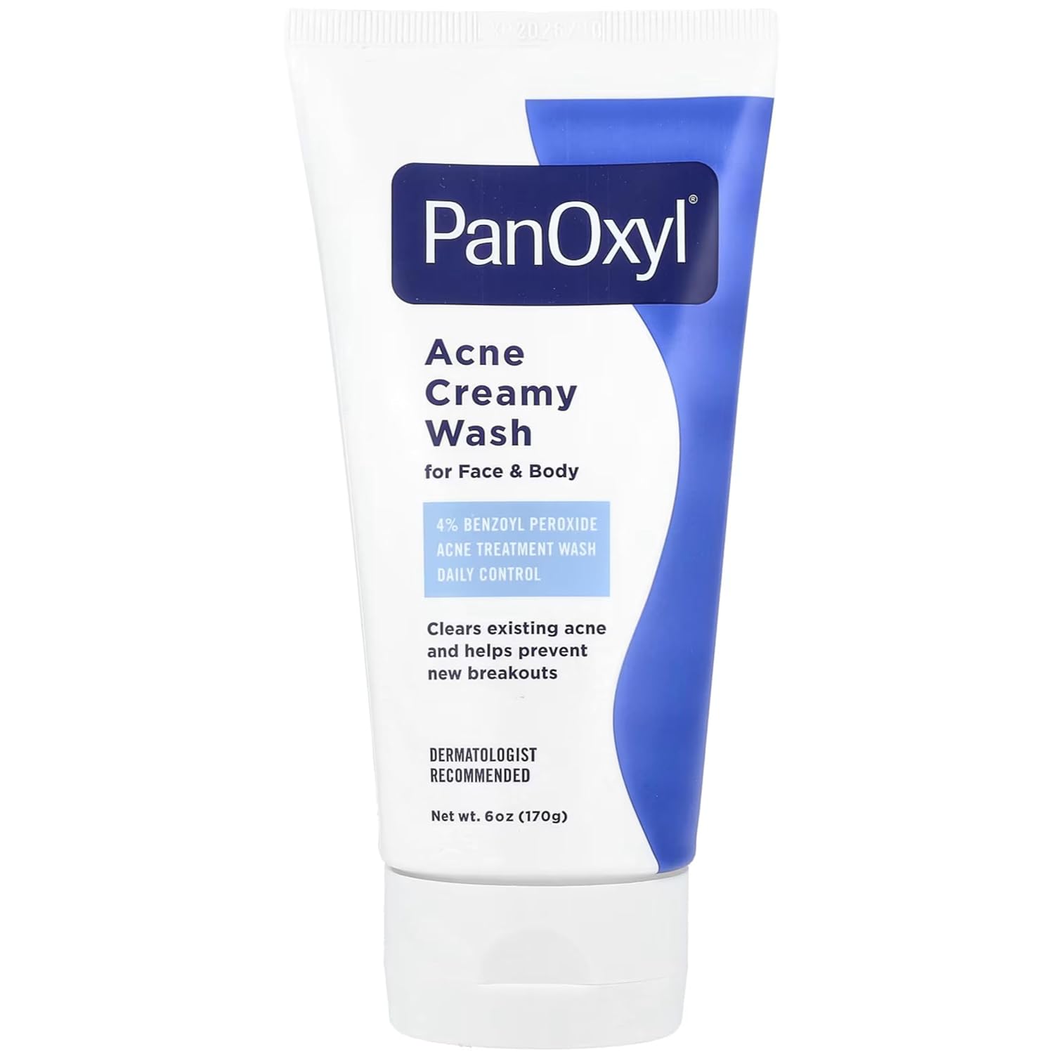 Panoxyl Acne Creamy Wash, For Face & Body 6-Ounce