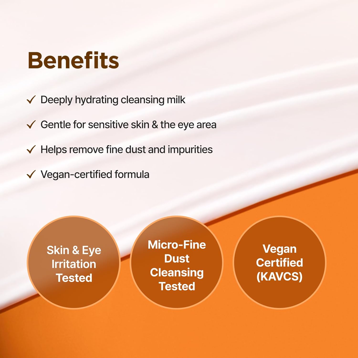 IsNtree Yam Root Vegan Milk Cleanser | Korean Facial Cleanser with Yam Root | Hydrating Milky Cleanser for Sensitive Skin, Gentle & Creamy, 7.43 fl oz