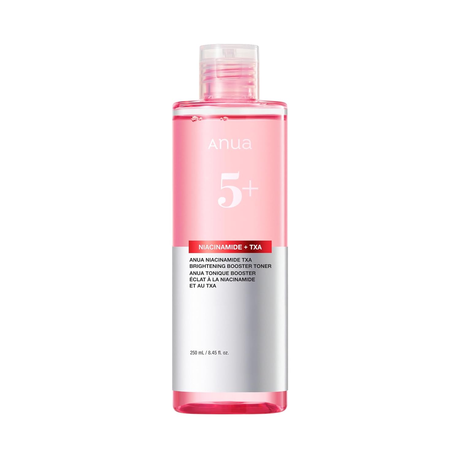 Anua Niacinamide Tranexamic Acid Brightening Booster Toner, Lightweight Pink Essence Toner for Dark Spot Care, Glow & Skin Clarity, Korean Skincare, 8.45 fl oz