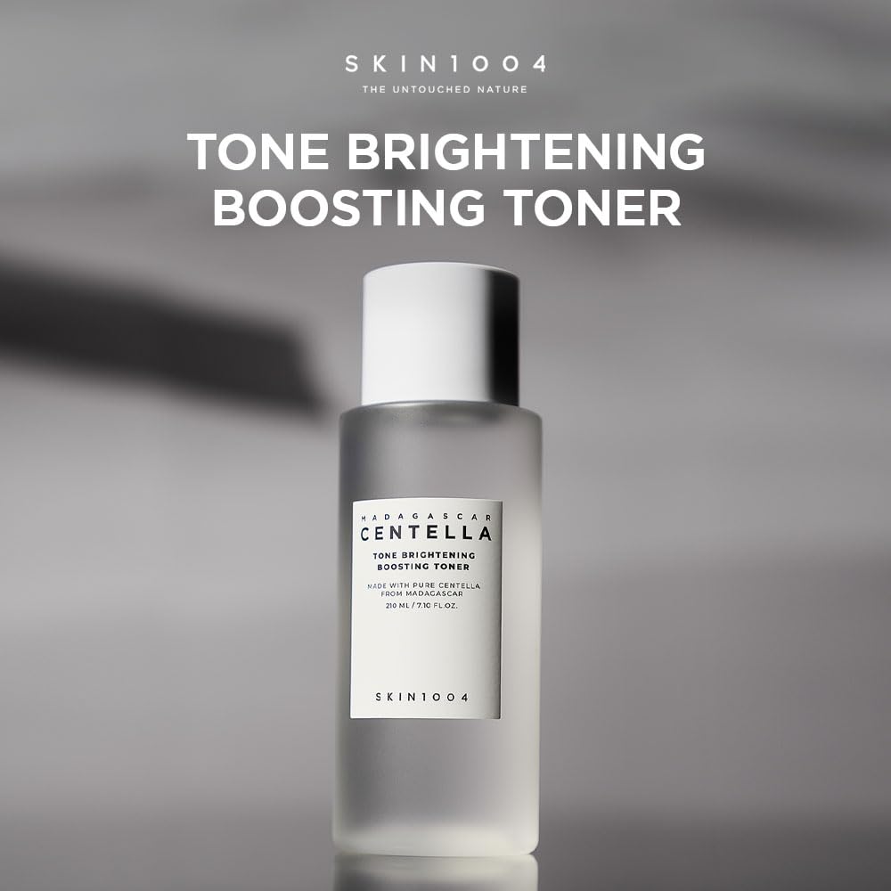 SKIN1004 Tone Balancing Boosting Toner, Korean Face Toner for Uneven Skin Tone, Centella Toner with Niacinamide & MadeWhite, Gentle Exfoliating, Radiant Skin, Korean Skin Care, 7.10 fl.oz / 210ml