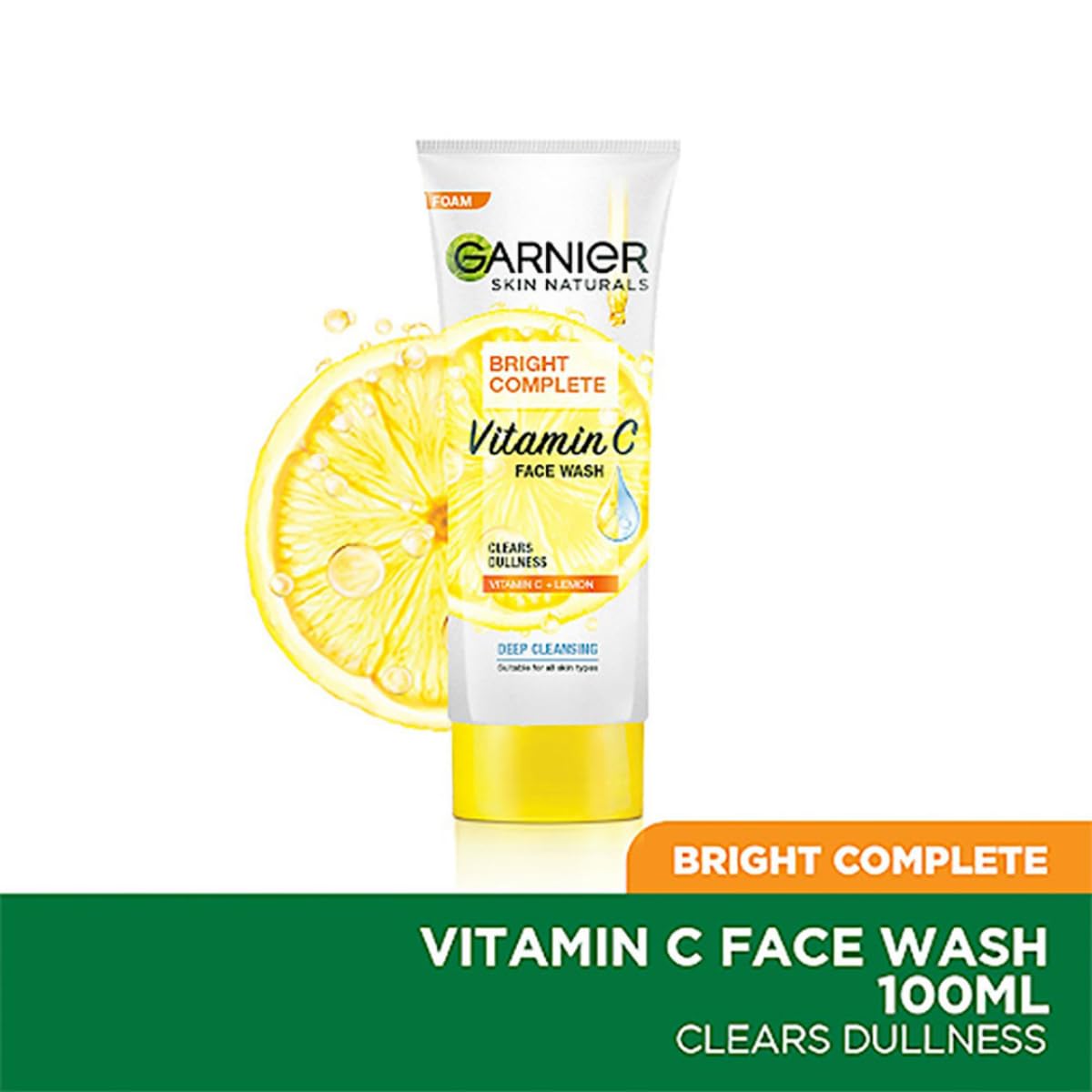 Garnier Bright Complete Vitamin C Face Wash 100g