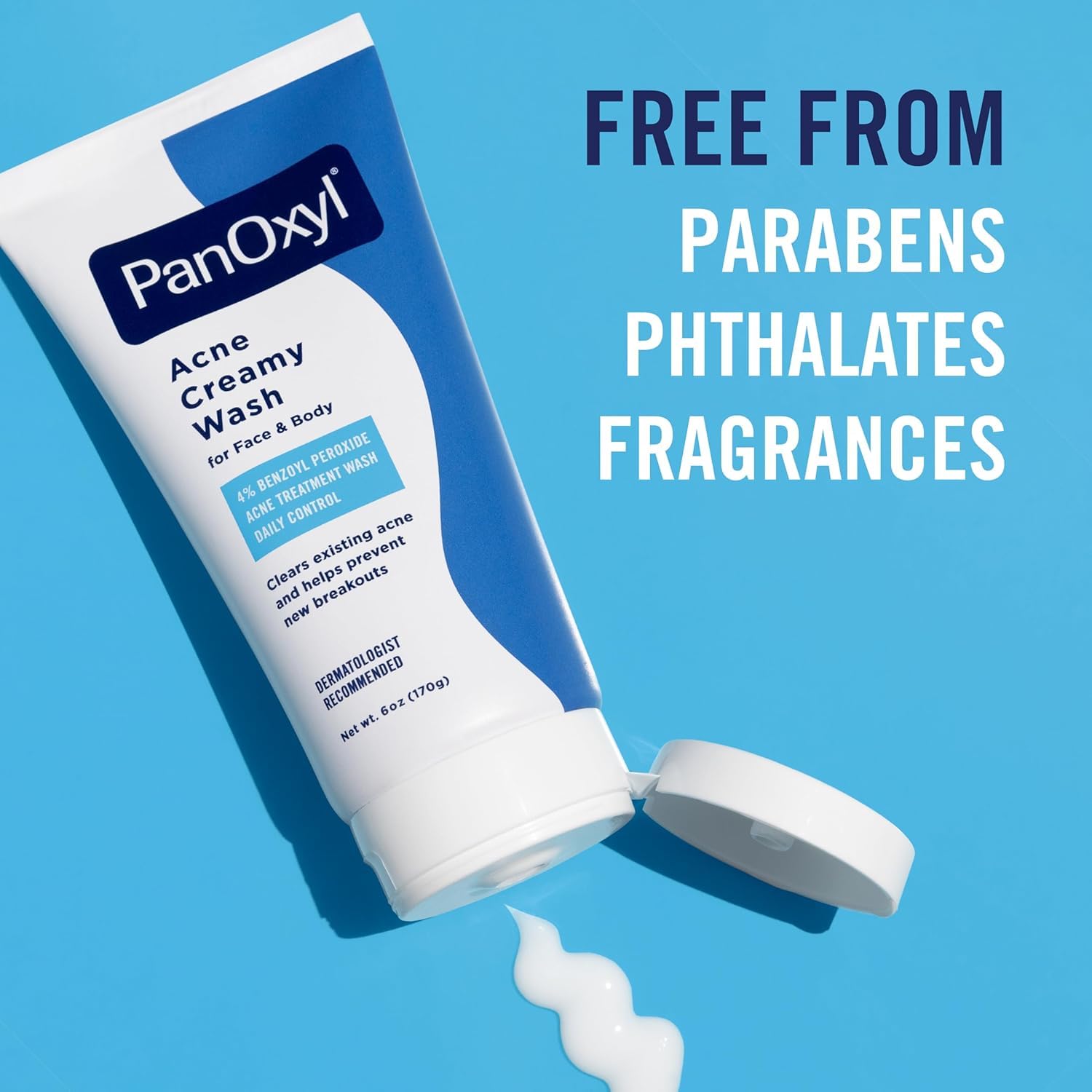 Panoxyl Acne Creamy Wash, For Face & Body 6-Ounce
