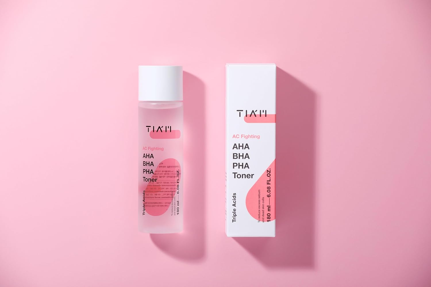 Tiam AC Fighting AHA BHA PHA Toner Triple Acids 180ml