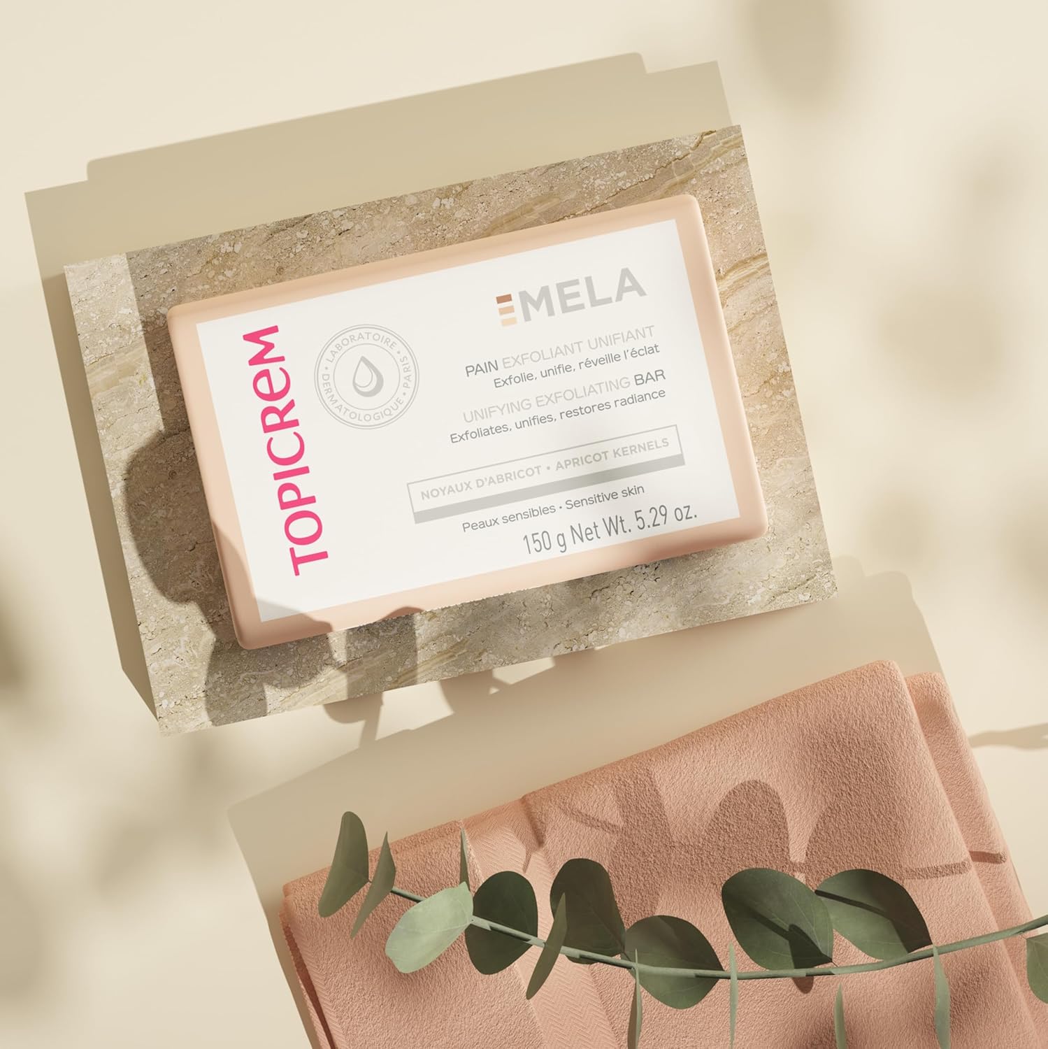 Topicrem Mela Unifying Lightening Exfoliating Soap Bar