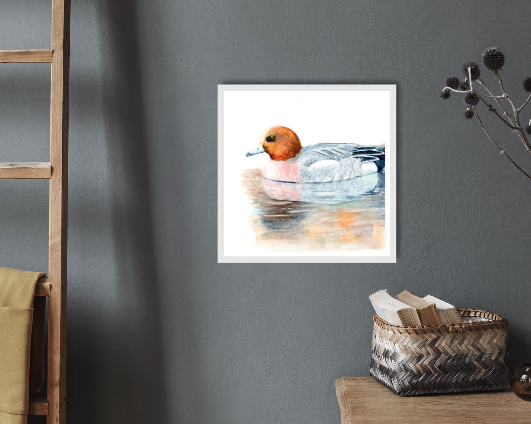 Wigeon Duck, Original Artwork