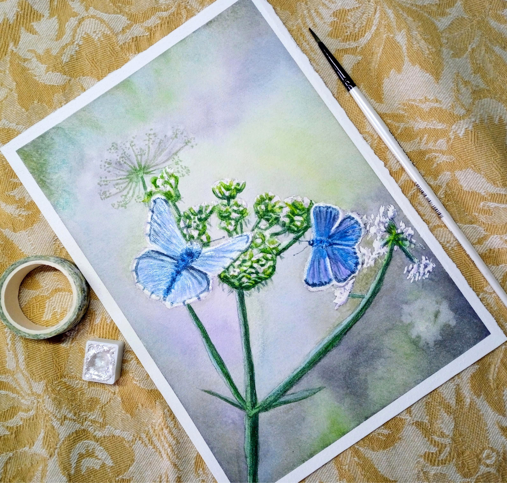 In Person Watercolour Workshop Booking