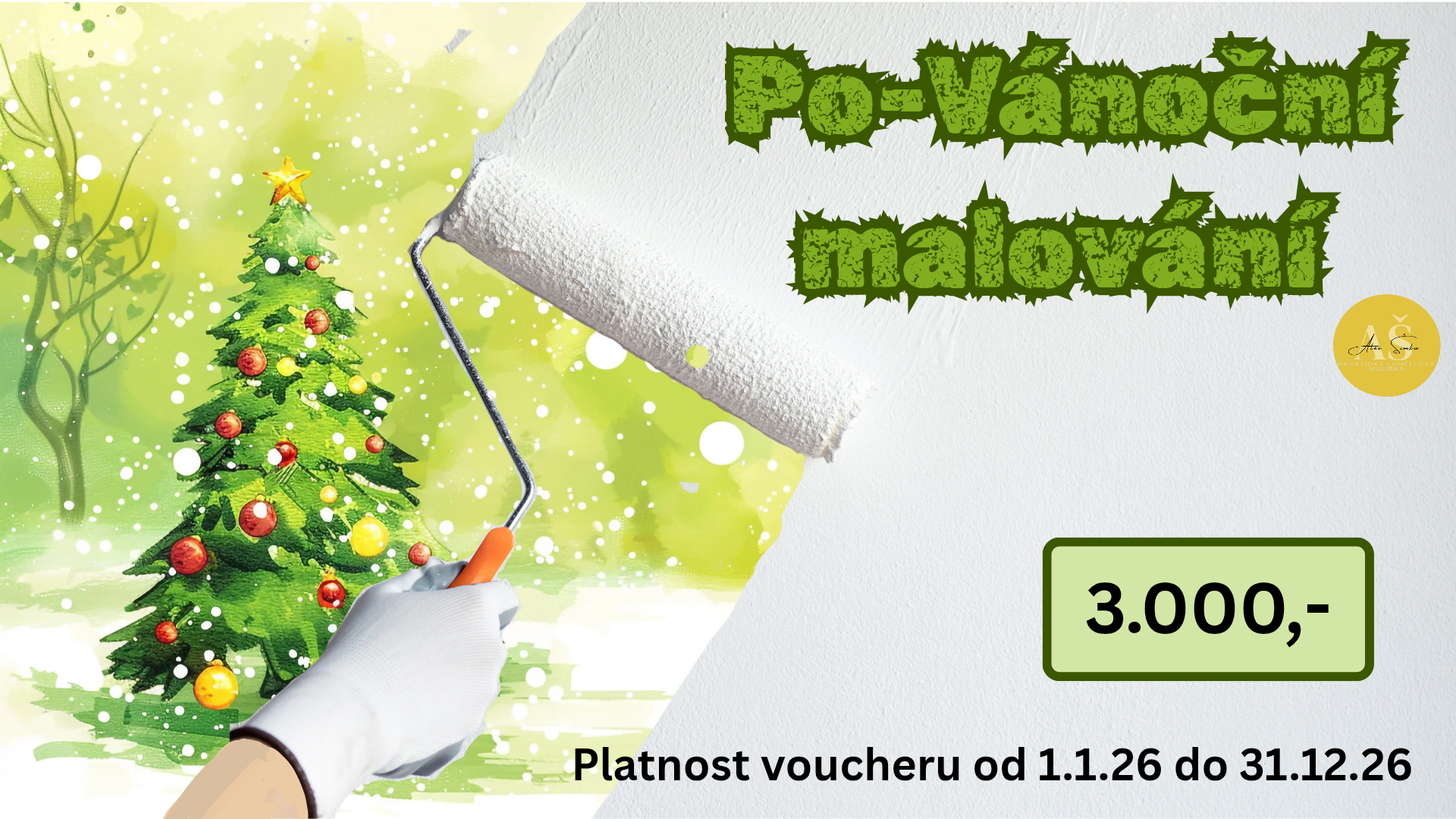 Po-Vánoční malování