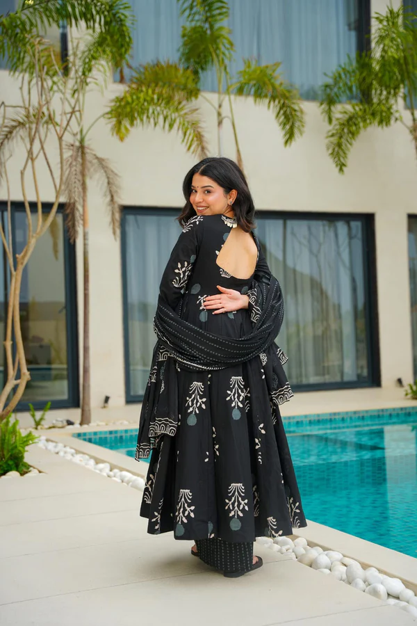 Black Anarkali Suit