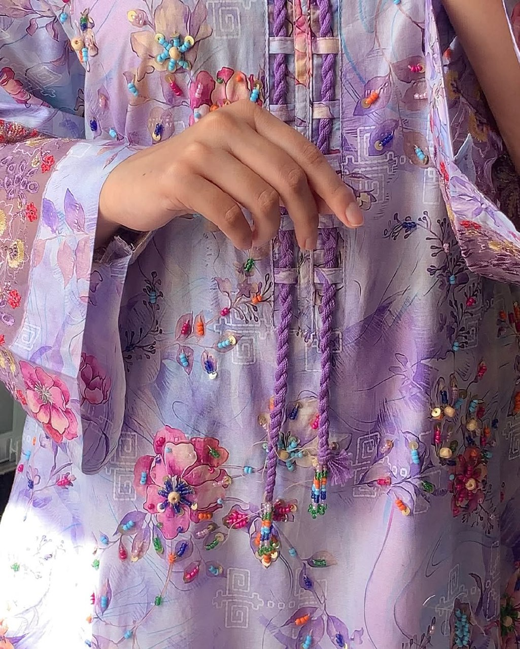Floral Printed Pakistani suit 