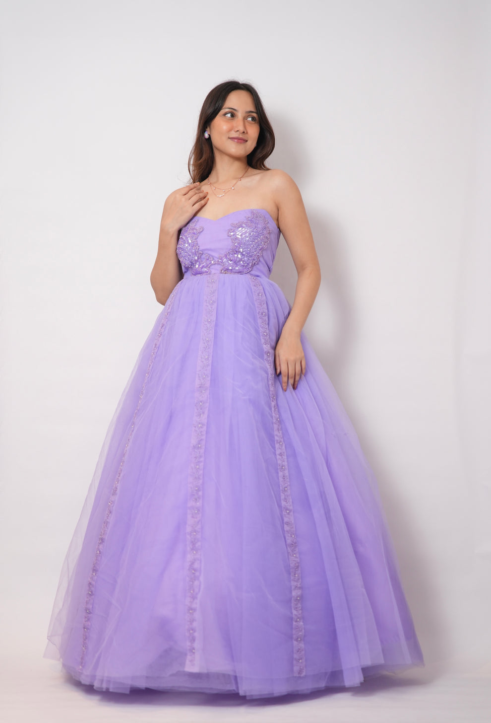 Lavender Ball Gown