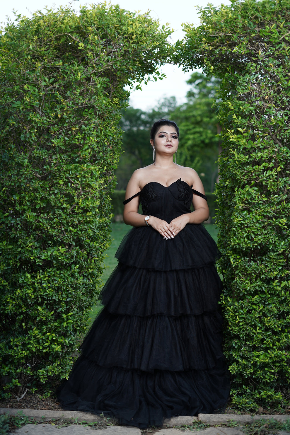 Elegant Black Evening Gown