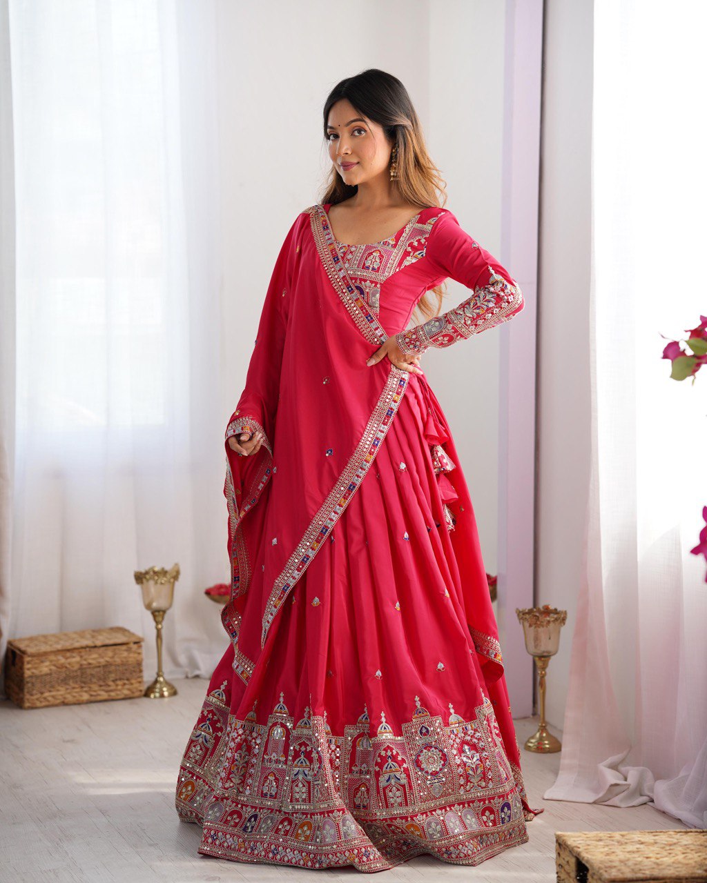 Traditional Fully Stitched Lehenga