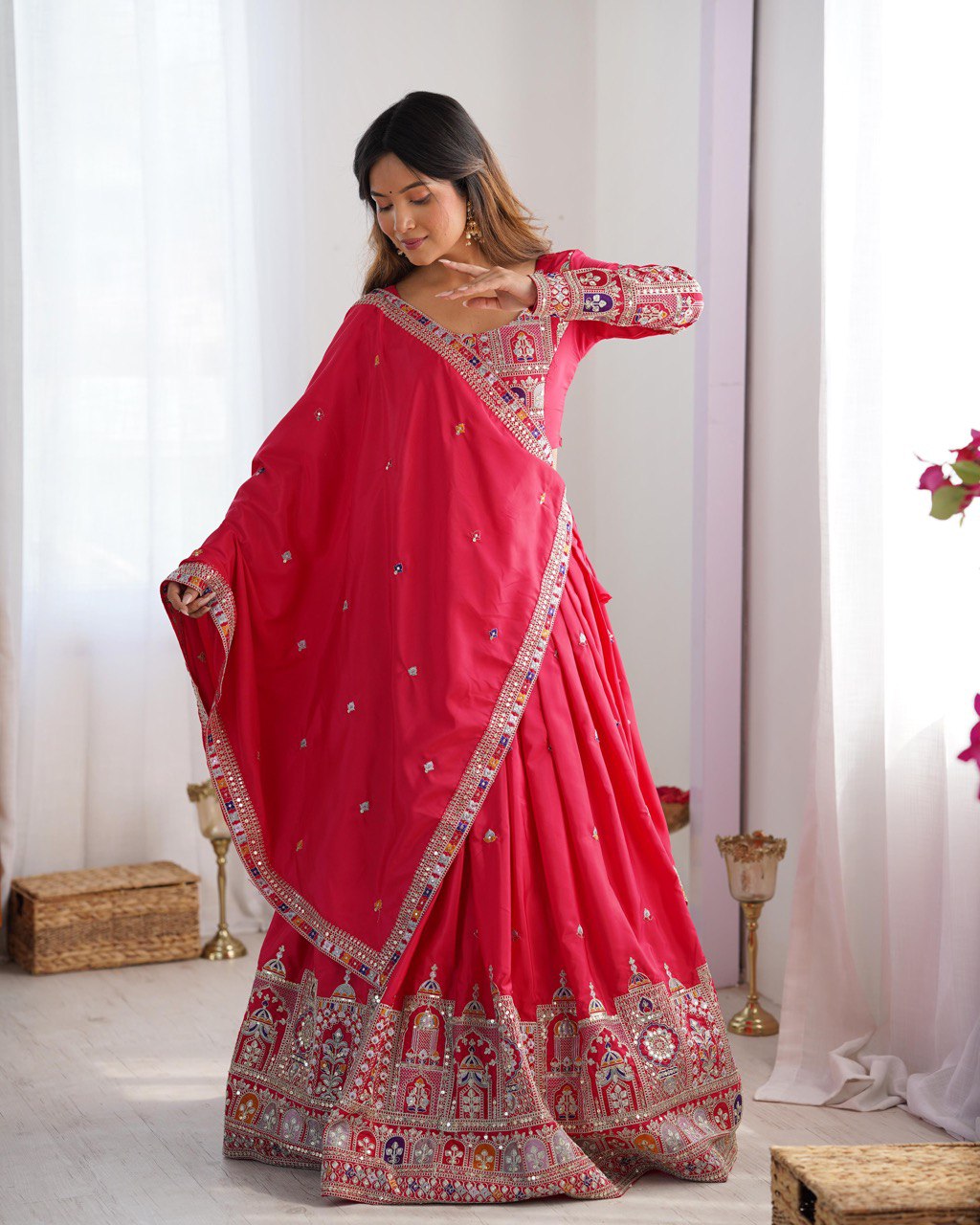 Traditional Fully Stitched Lehenga