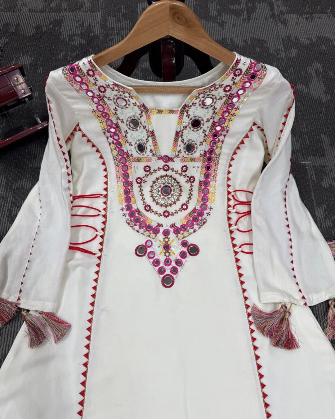 Embroidered Festive Suit