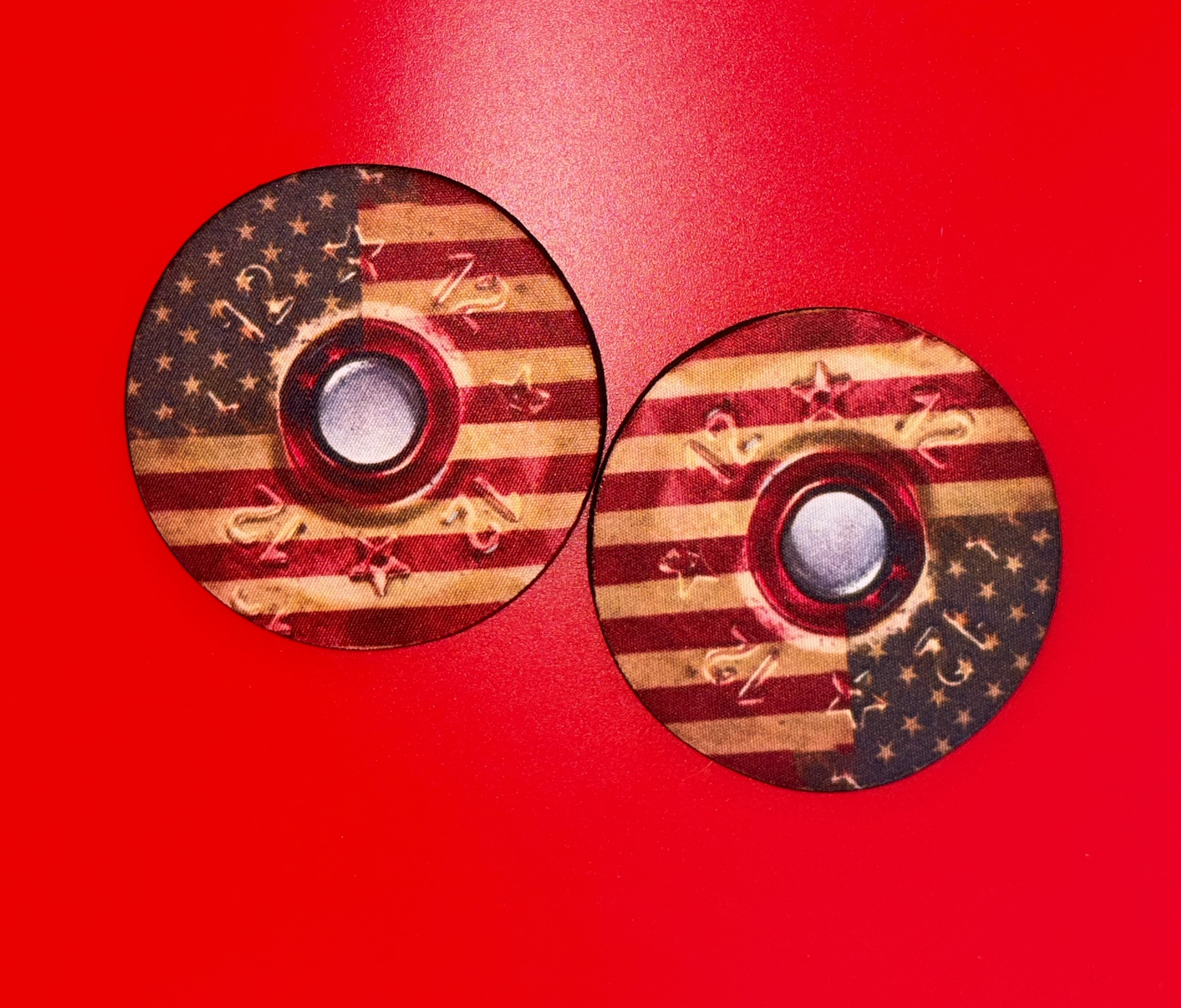American Flag Shotgun Shell Coasters