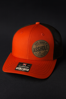 Orange Mesh Trucker Cap
