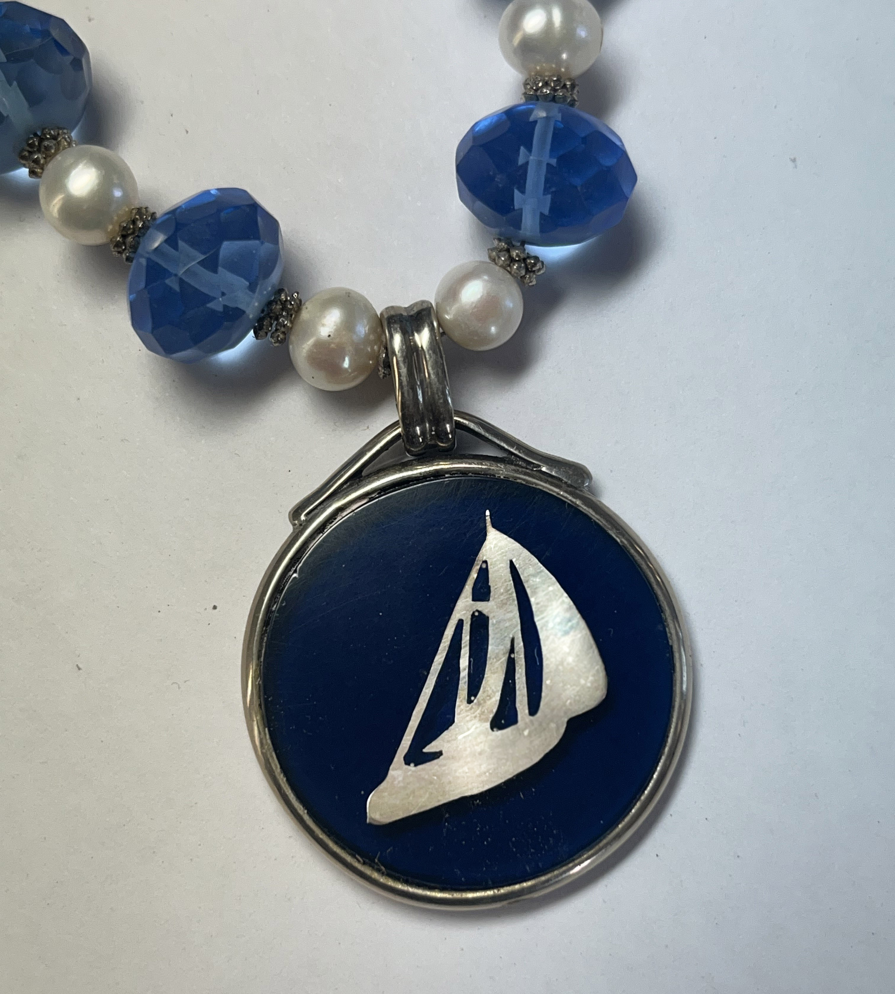 Sail Away Pendant Choker Necklace