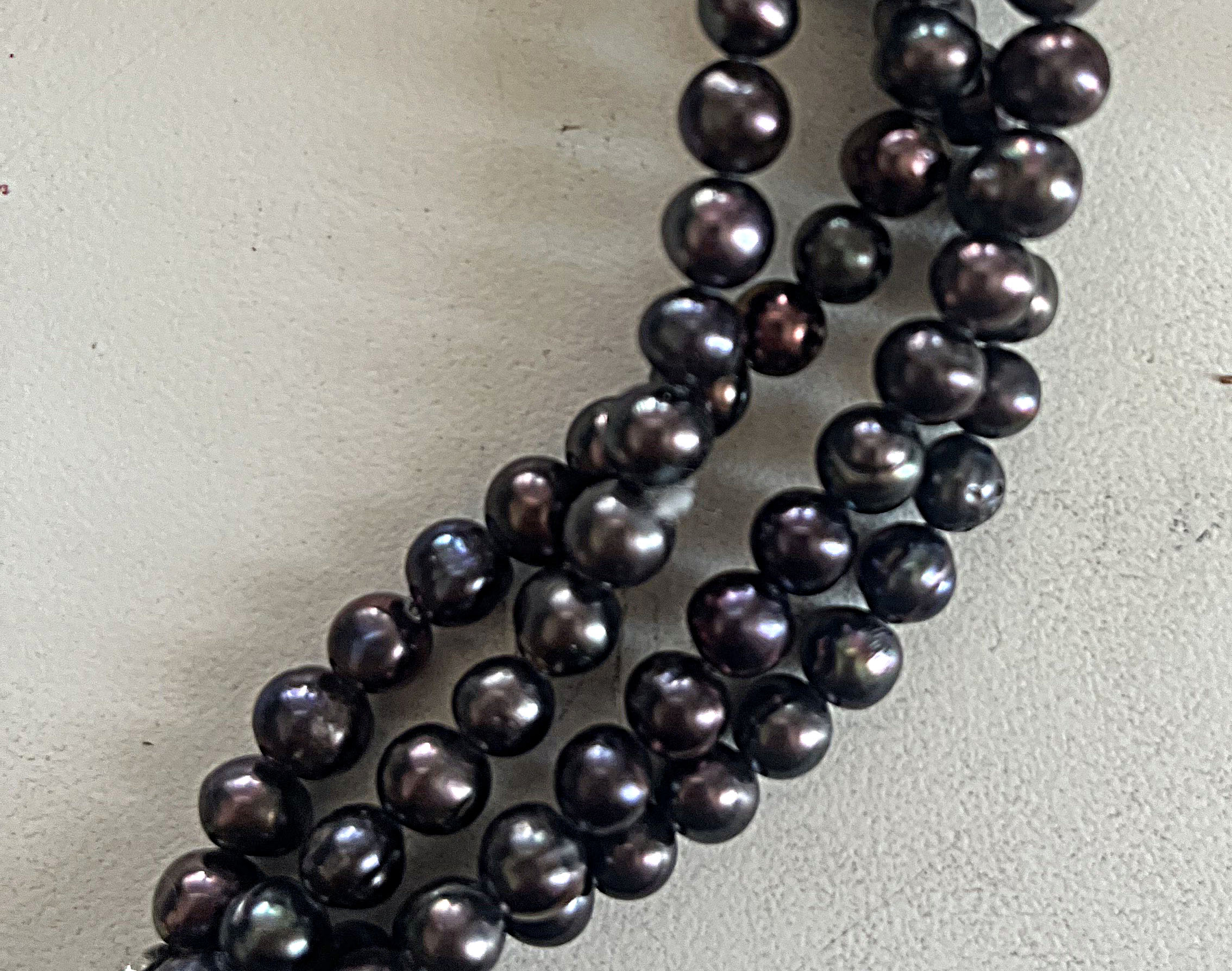 Twisted Freshwater Pearls Necklace