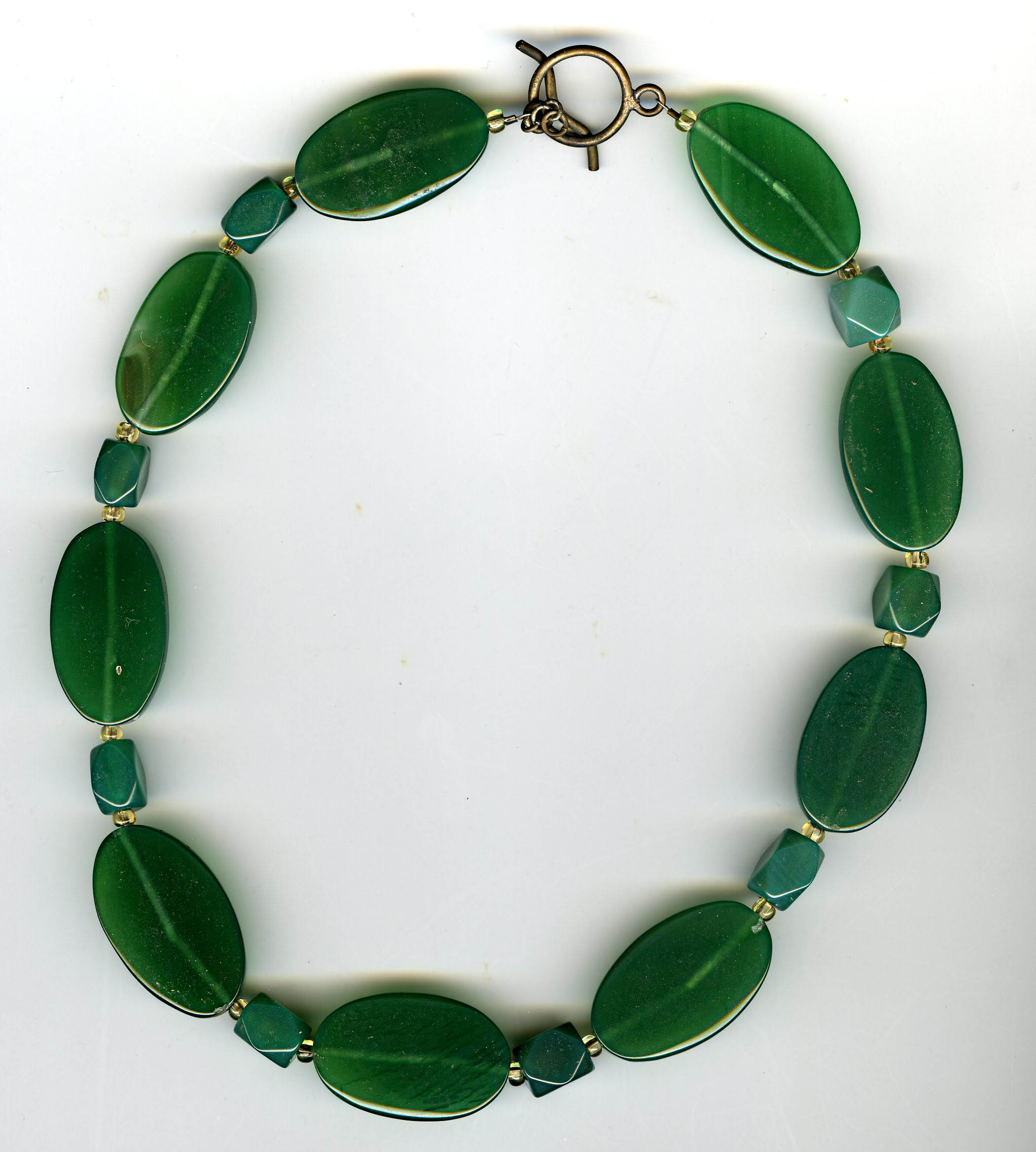 Semi-Precious Aventurine Beaded Necklace