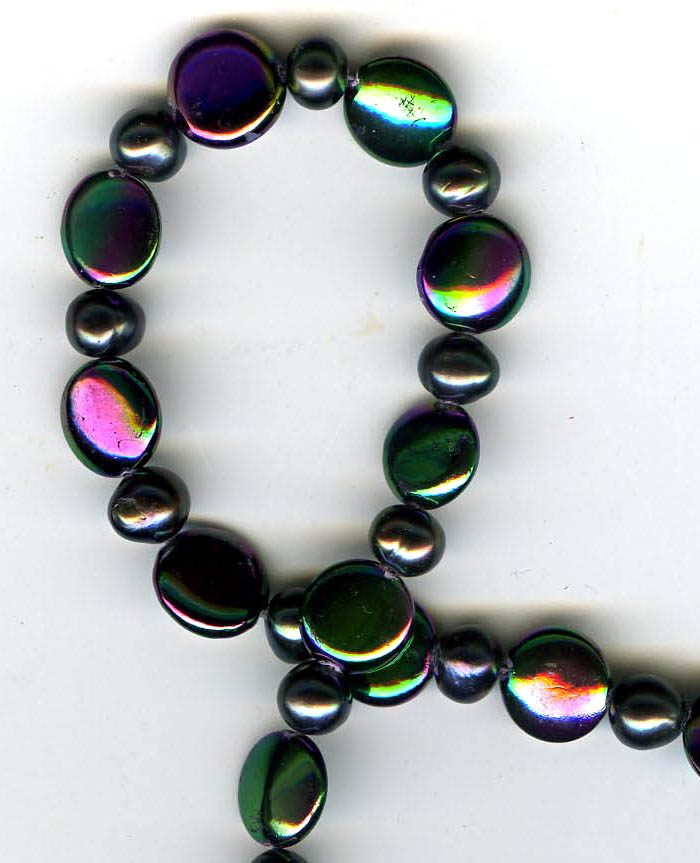 Celtic Cross Pendant on Beaded "Y" Necklace