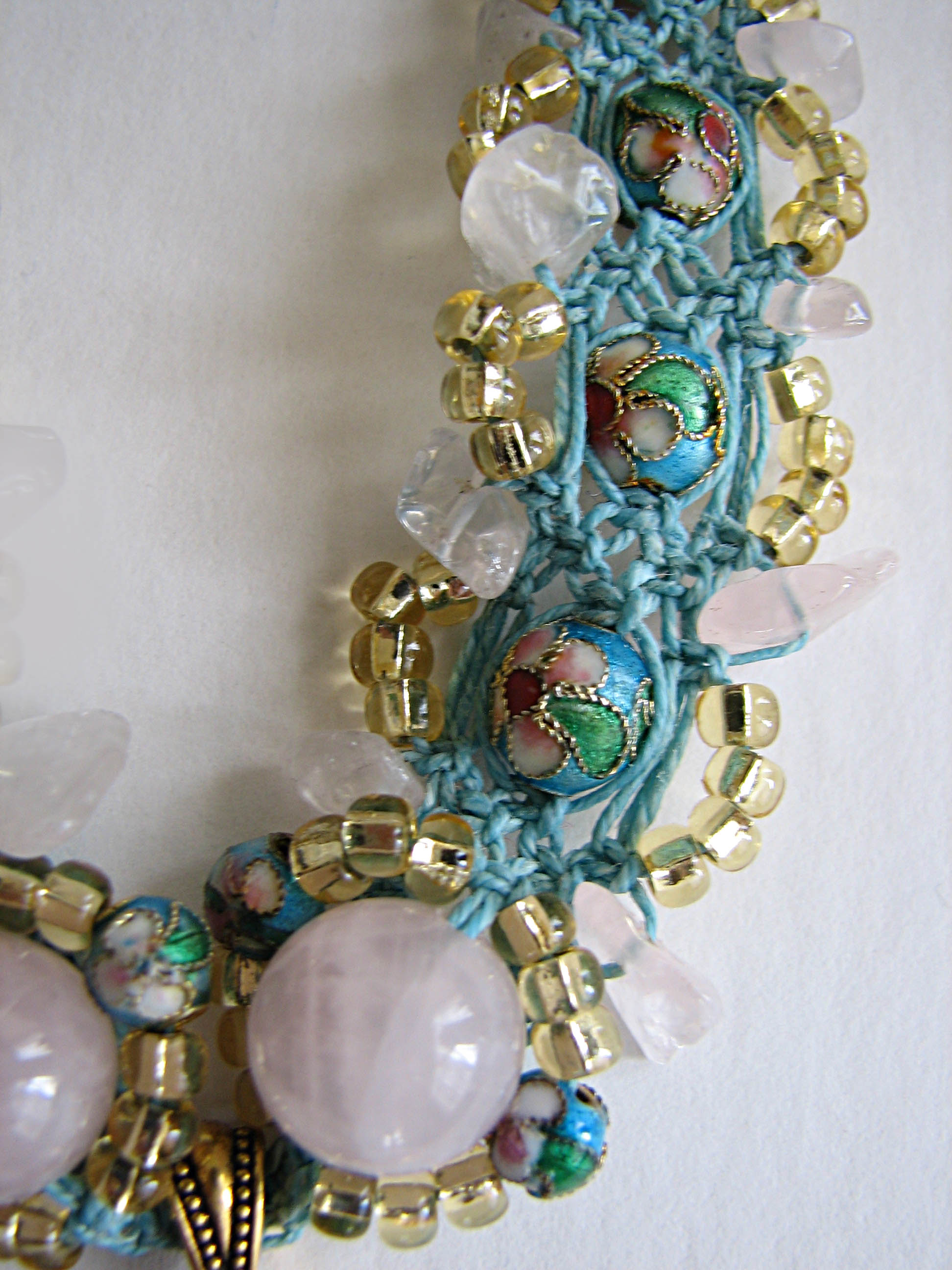 Victorian Cameo Hand-knotted Neckpiece