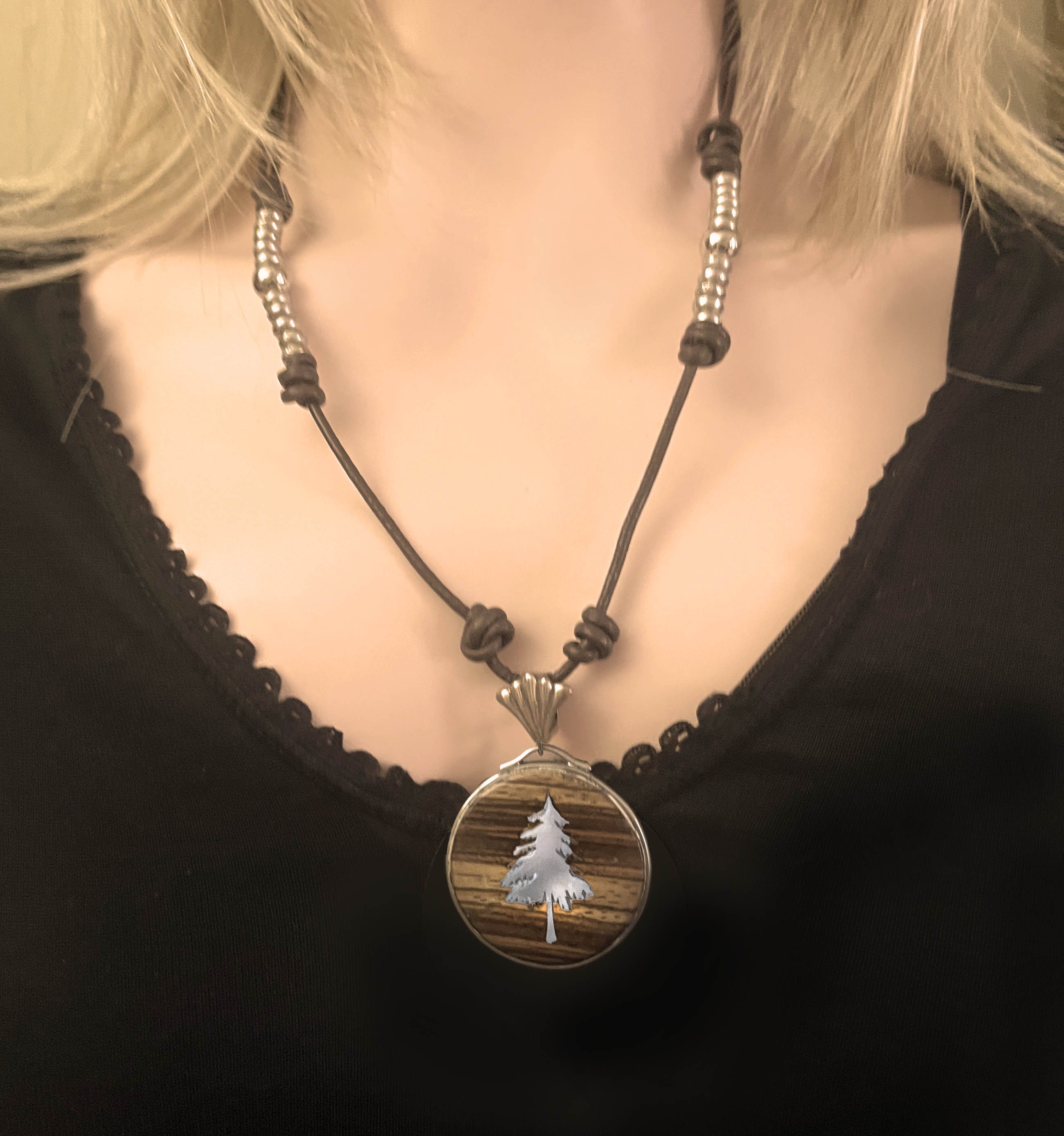 Woodland Tree Pendant Necklace