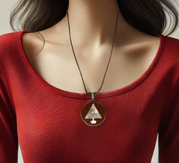 Christmas Tree Pendant Necklace