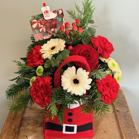 Santa's Blooming Bag
