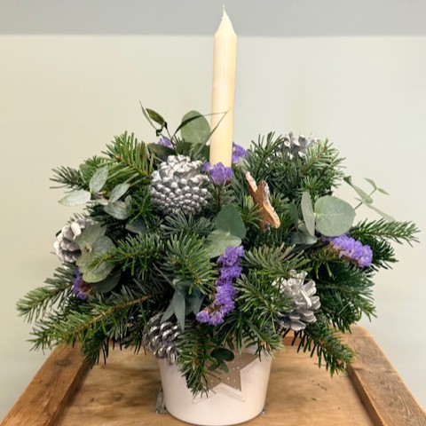 Christmas Candle Centrepiece