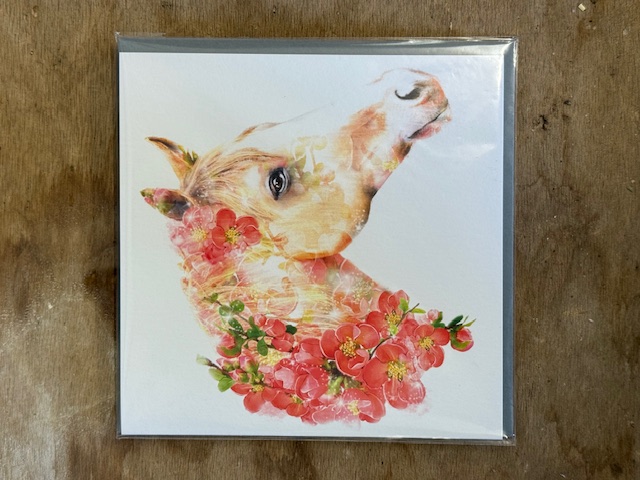 Floral Horse Gift Card