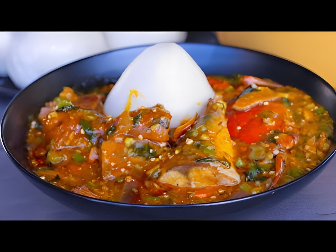 Banku & Okro Soup