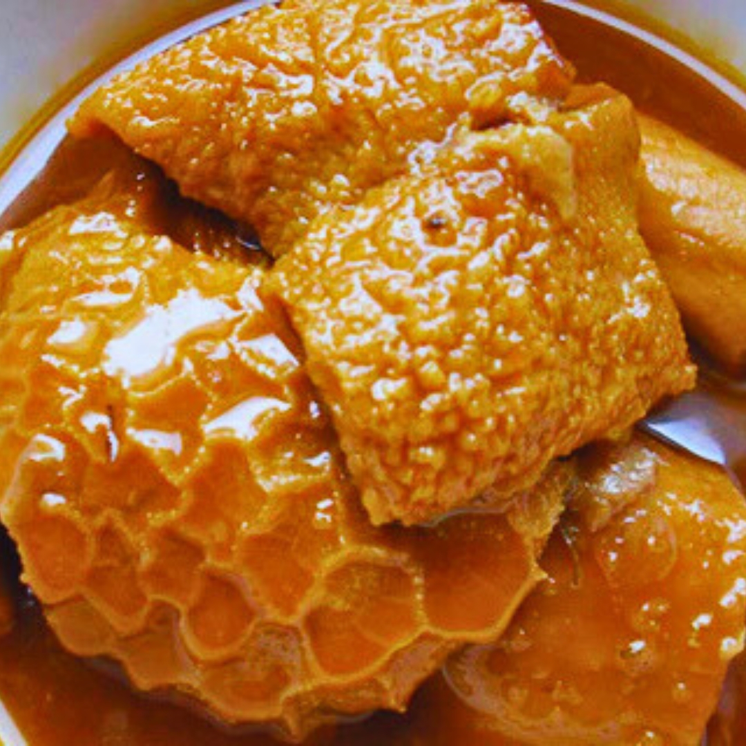 Guru/tripe and White rice