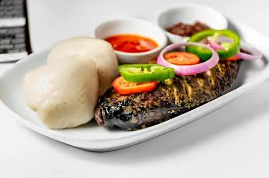 Banku & Grilled Tilapia