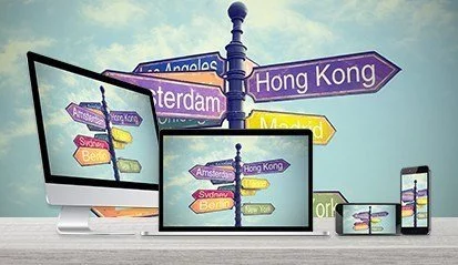 Responsive design navigation .