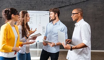 Create a connection with your customers .