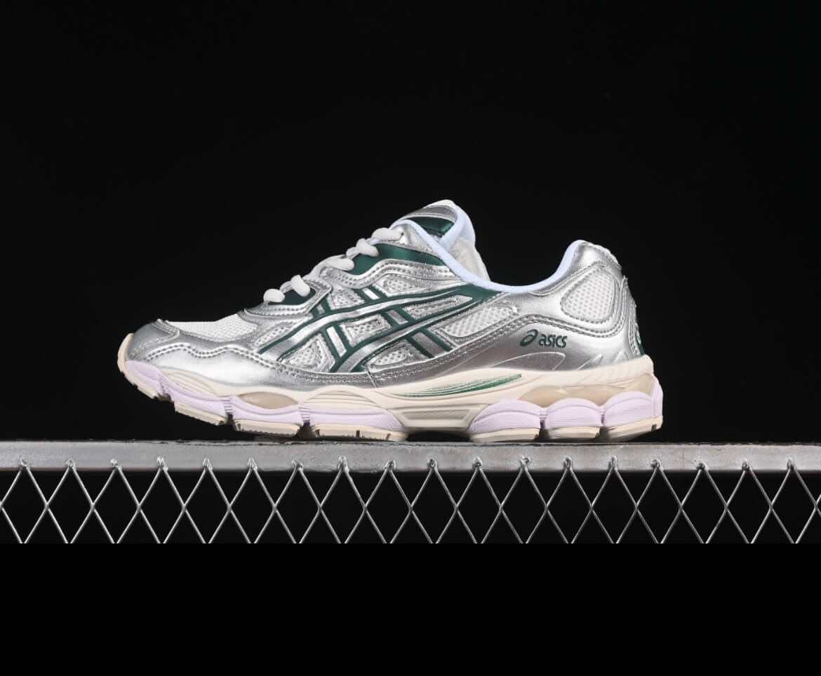 Asics gel NYC silver green