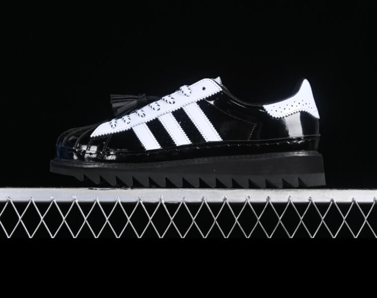 Adidas originals by clot x superstar black lucid