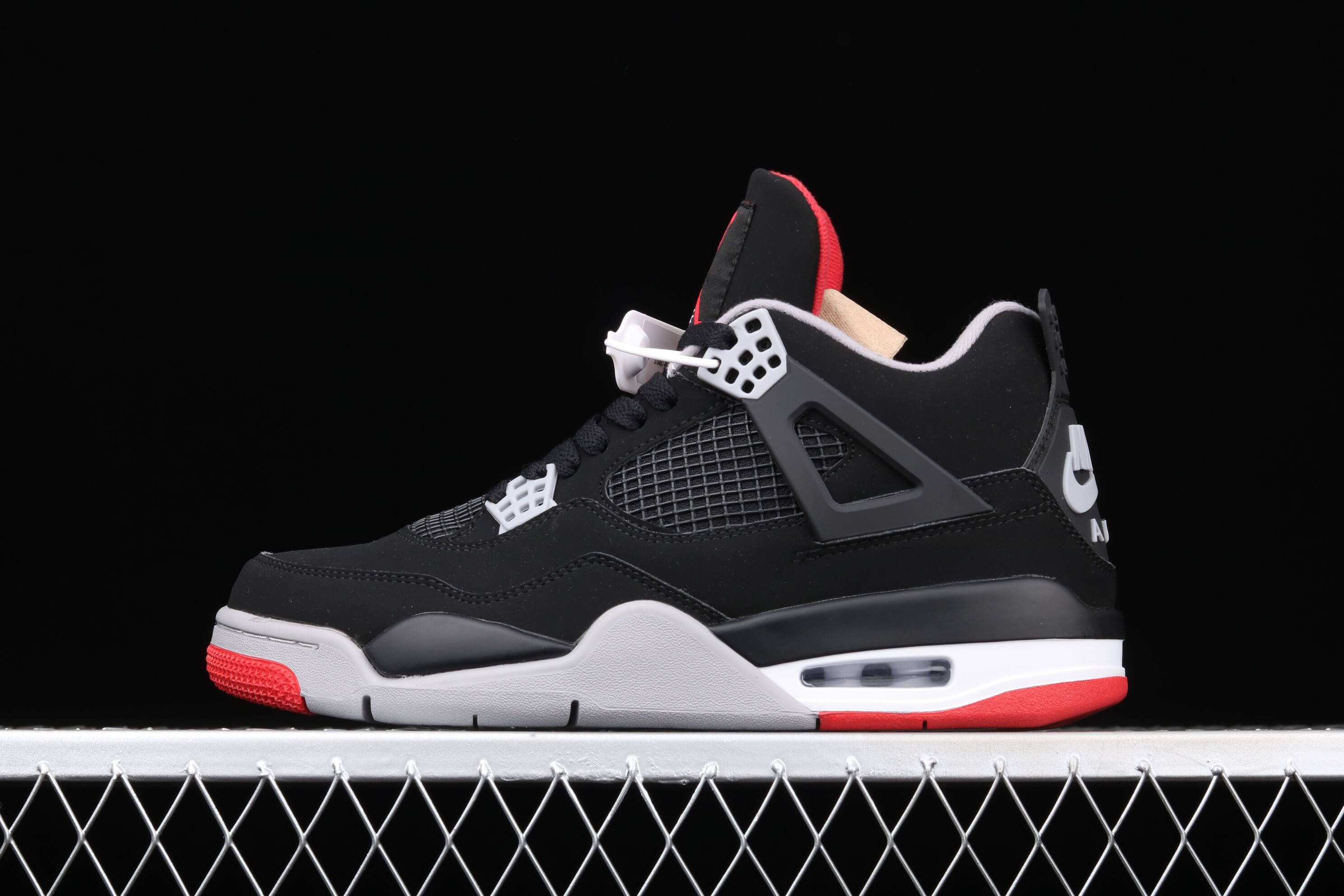 NK air Jordan 4 Retro Bred AJ4