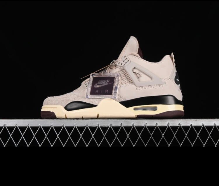 NK air Jordan 4 Retro OG SP A Ma Maniere fossil AJ4