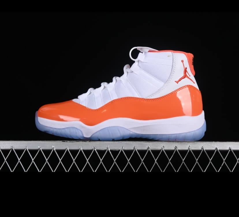 NK air uptempo 11 white orange AJ11