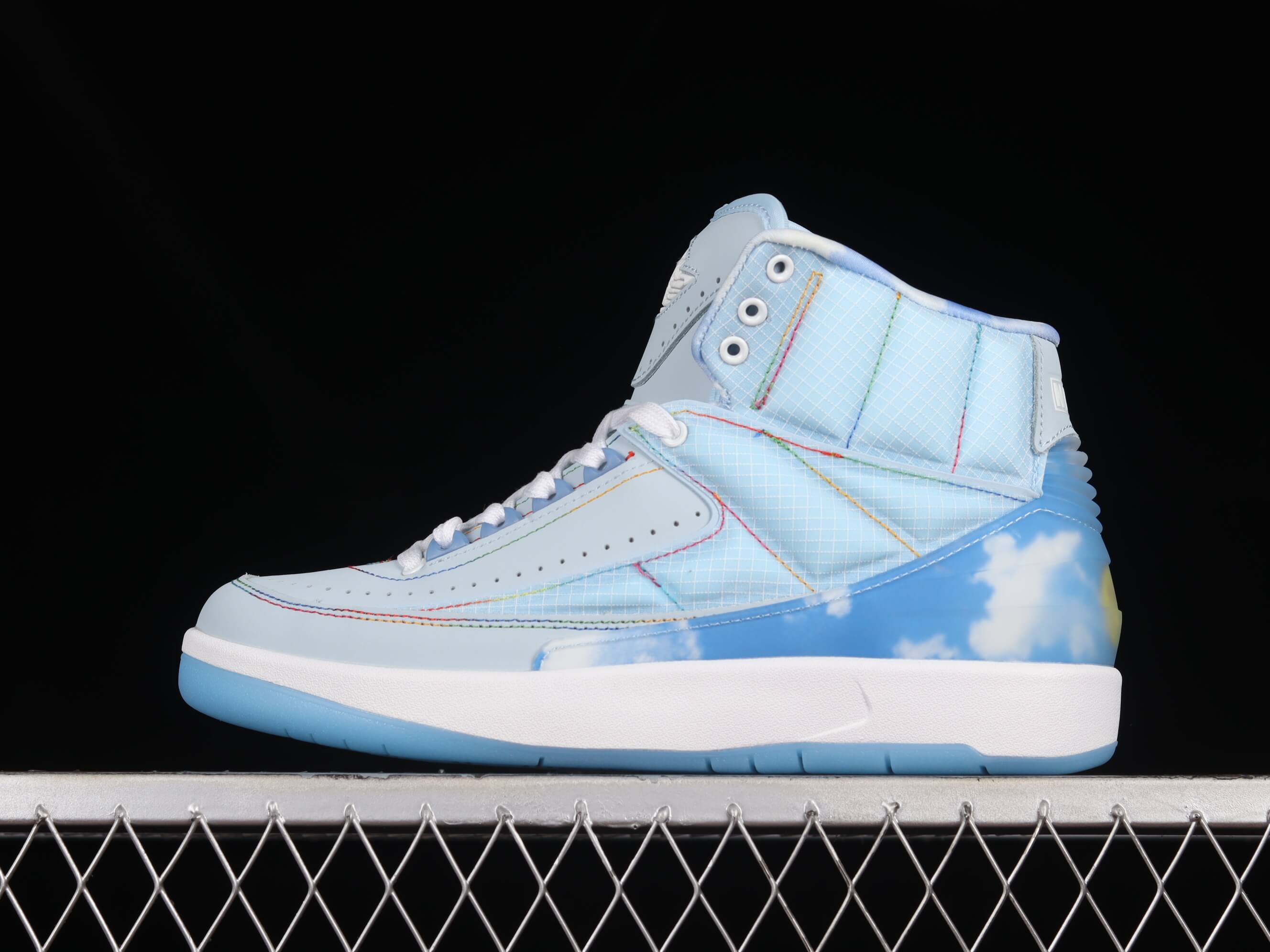 J Balvin x NK Air Jordan 2 Retro HIGH OG AJ2 blue