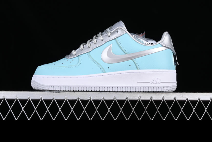 NK air force 1 tiffany silver