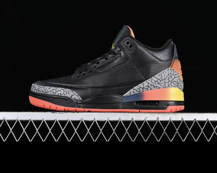 NK air Jordan 3 J Balvin rio black AJ3