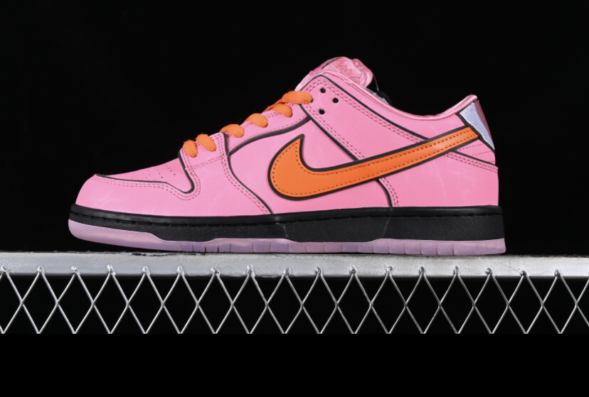 NK air dunk low SB powerfull girl pink