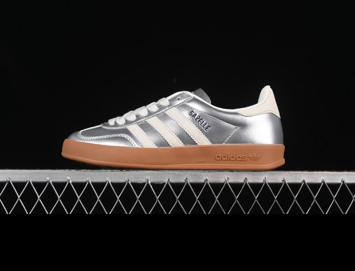 Adidas gazelle indoor silver