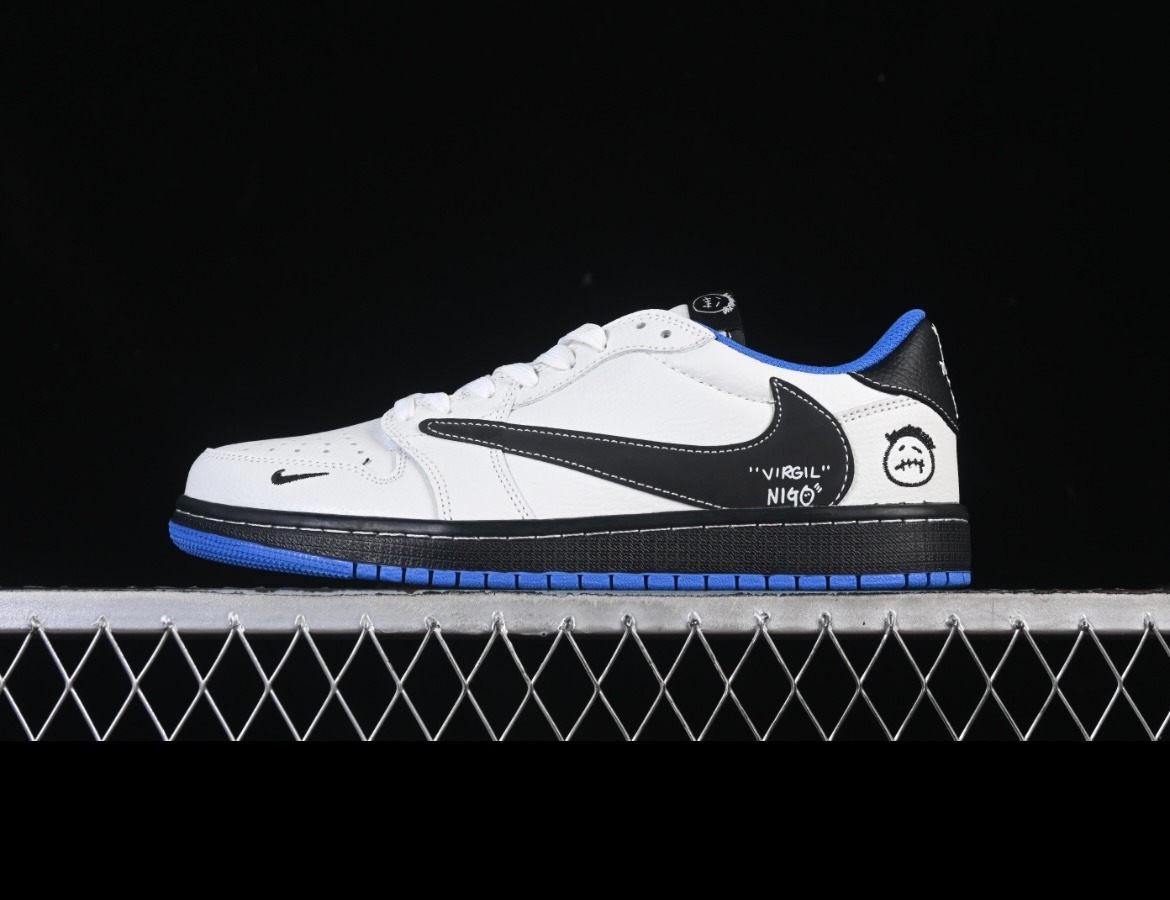 Nk AJ1 travis scott x fragment x air jordan 1 low concept